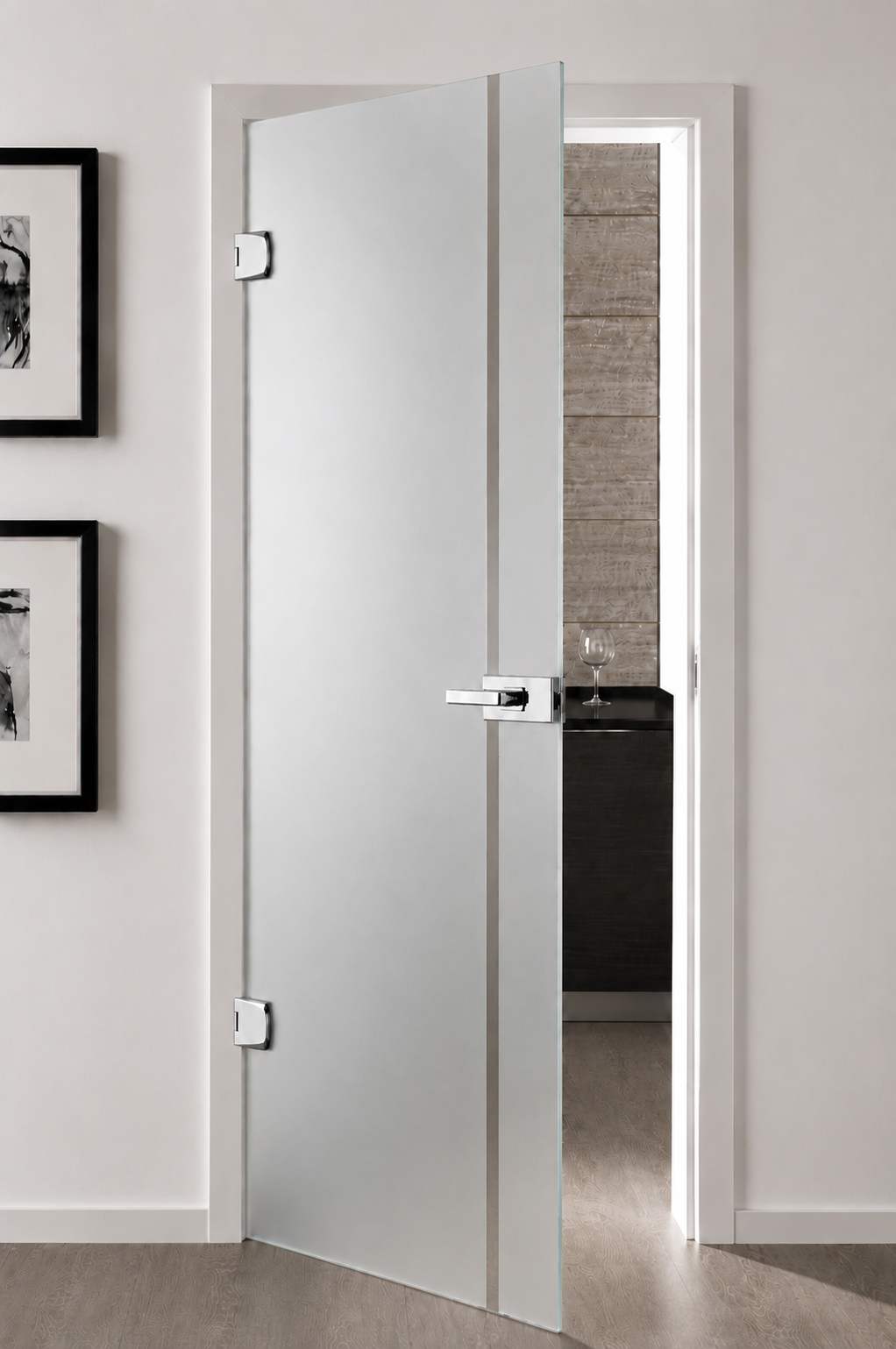 Steklena vrata Larix – novi model 16