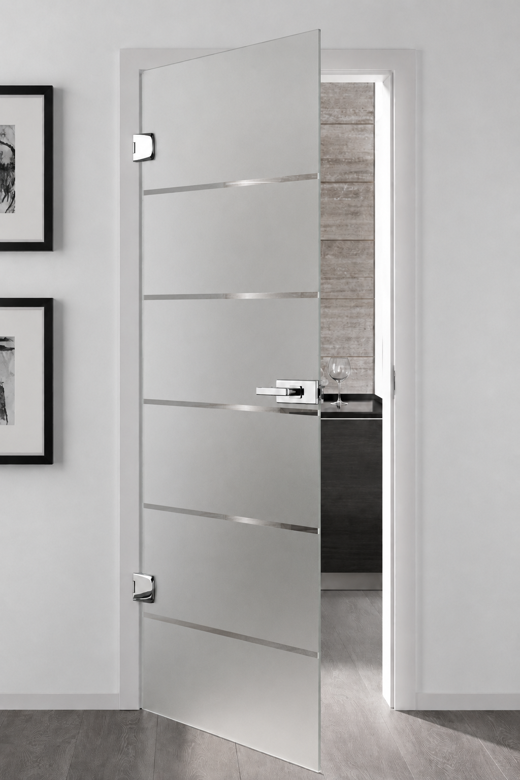 Steklena vrata Larix – novi model 13
