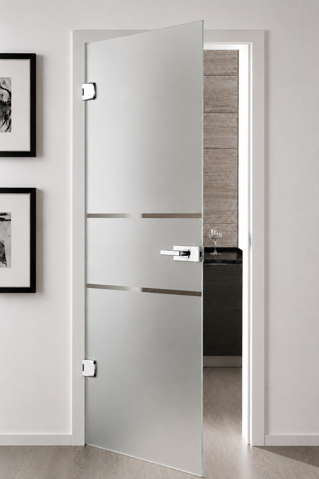 Steklena vrata Larix – novi model 14