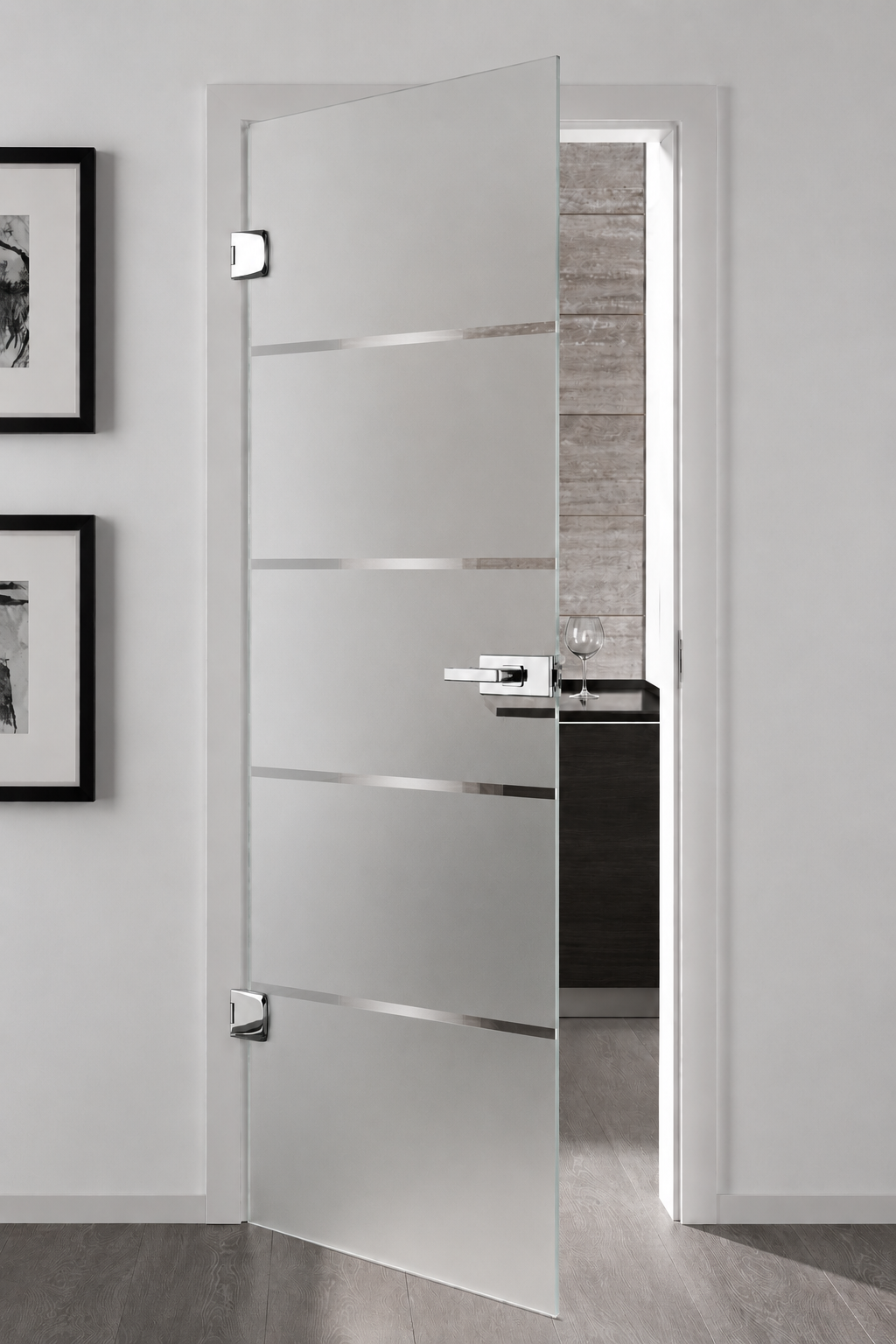 Steklena vrata Larix – novi model 12