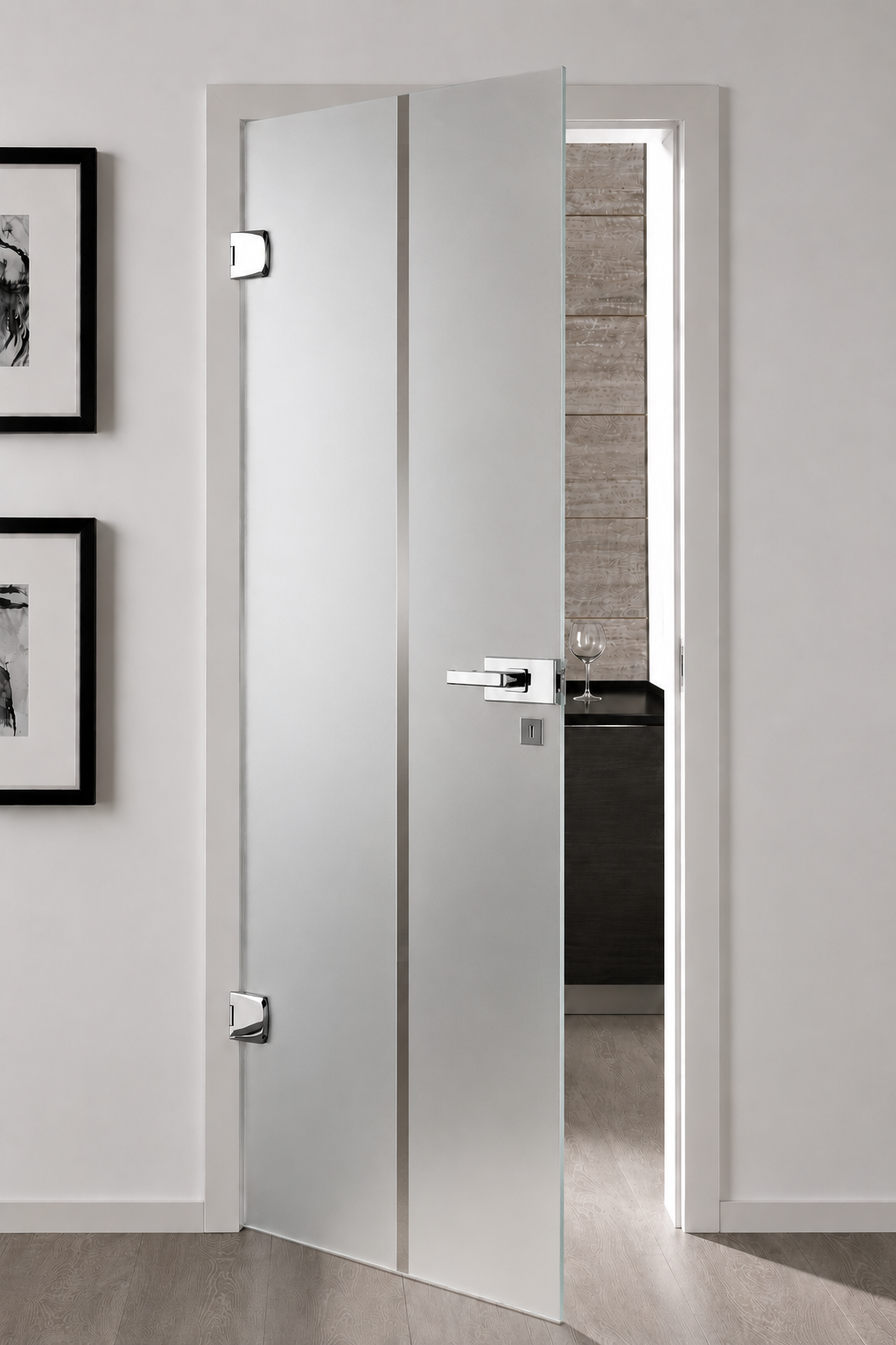 Steklena vrata Larix – novi model 10