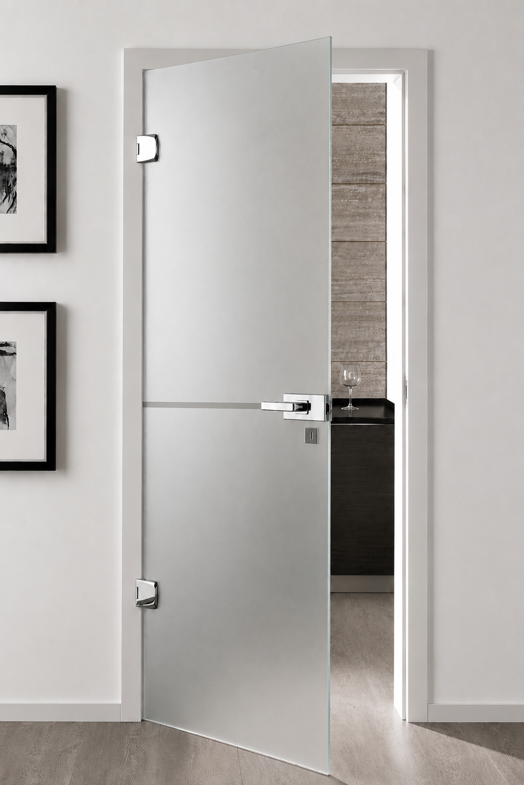 Steklena vrata Larix – novi model 9